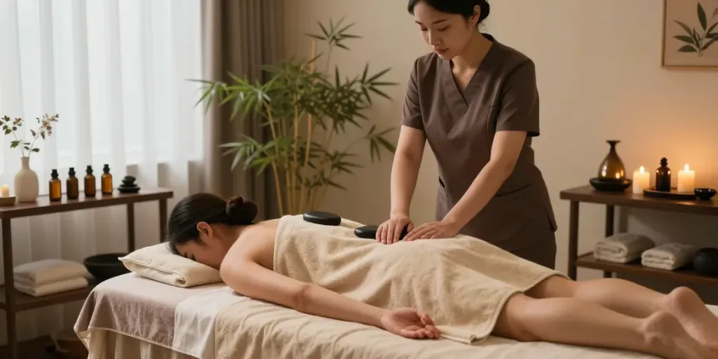Experience soothing 영등포출장안마 in a tranquil spa setting with professional massage.