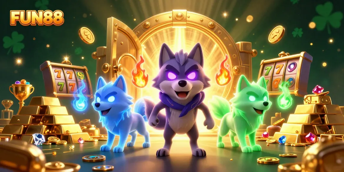 Engage with FUN88's thrilling slot games featuring exciting elements and rich visuals.