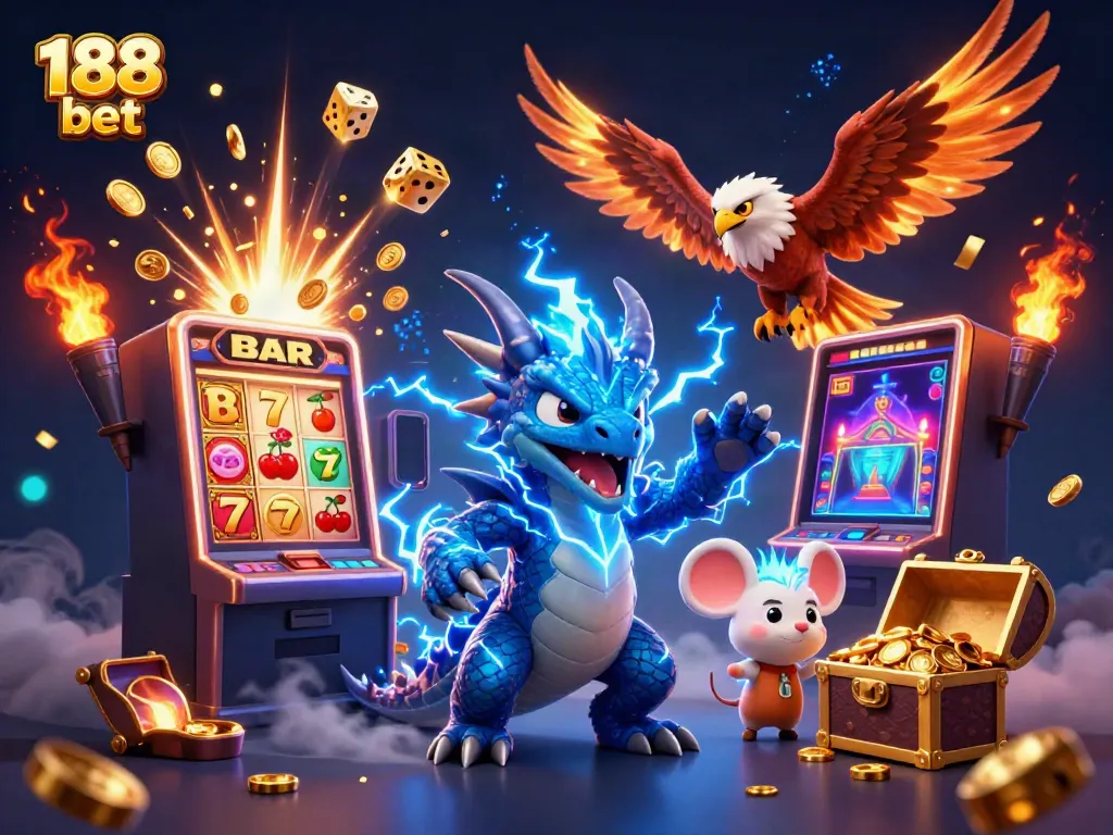Players enjoy thrilling casino experiences with 188 bet's vibrant gaming elements bursting with action.