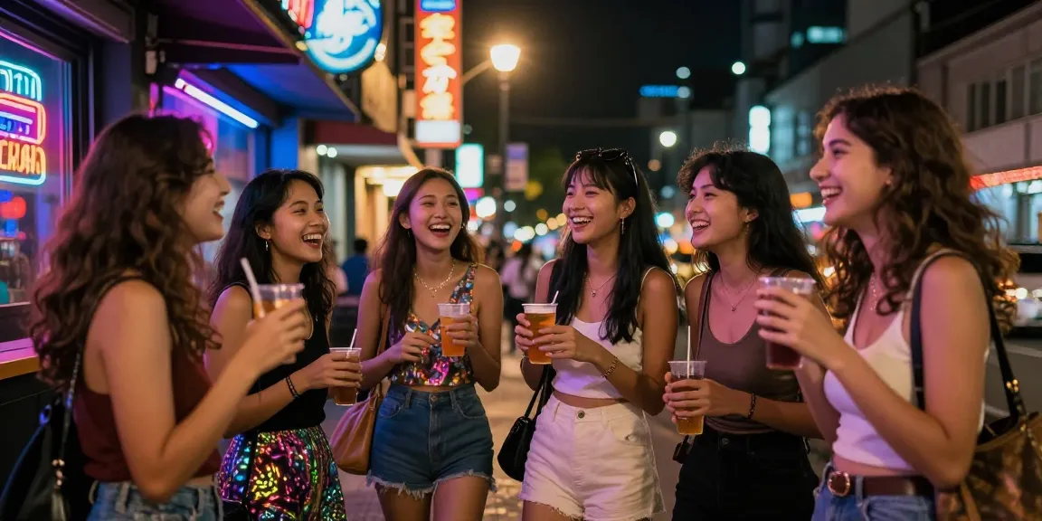 밤알바구인구직 관련 노래방에서 즐거운 시간을 보내는 친구들